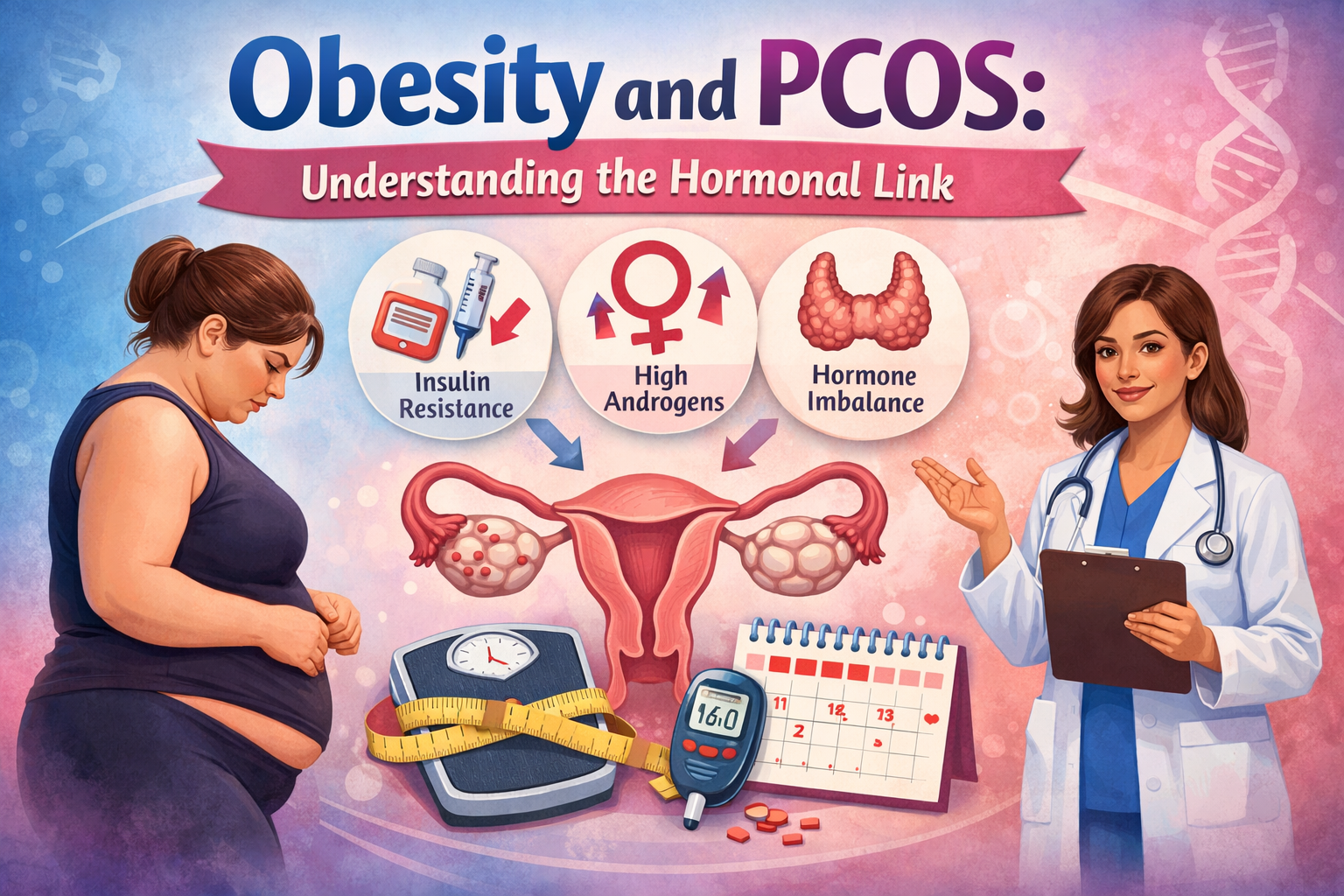 Obesity and PCOS: Understanding the Hormonal Link