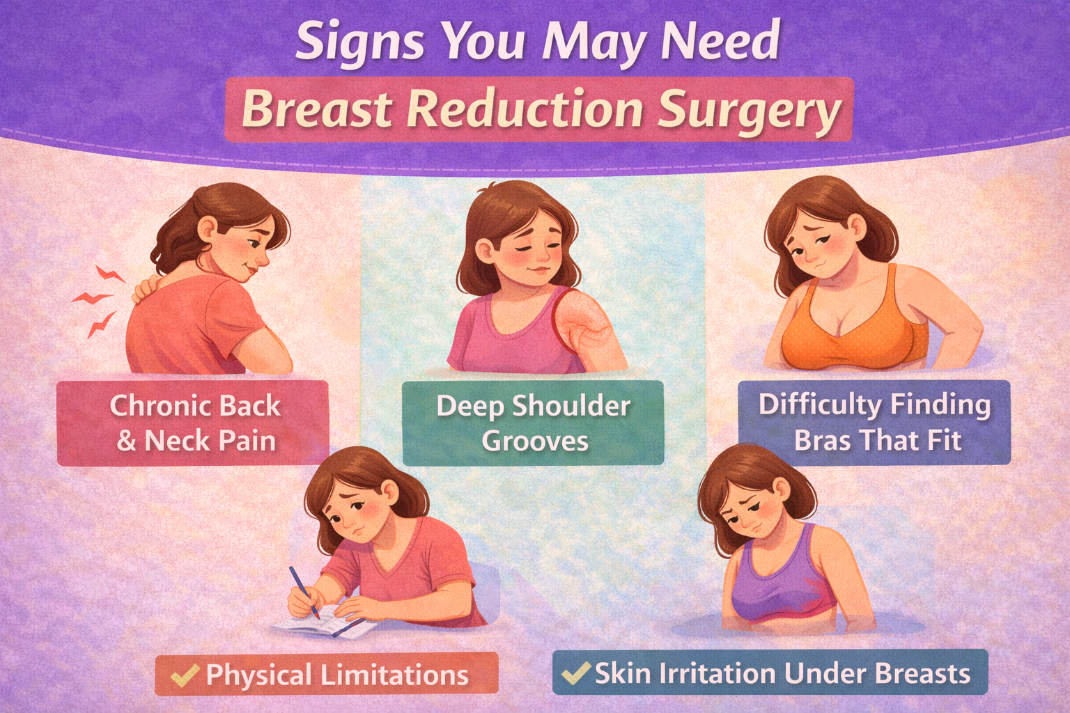 Signs You May Need Breast Reduction Surgery