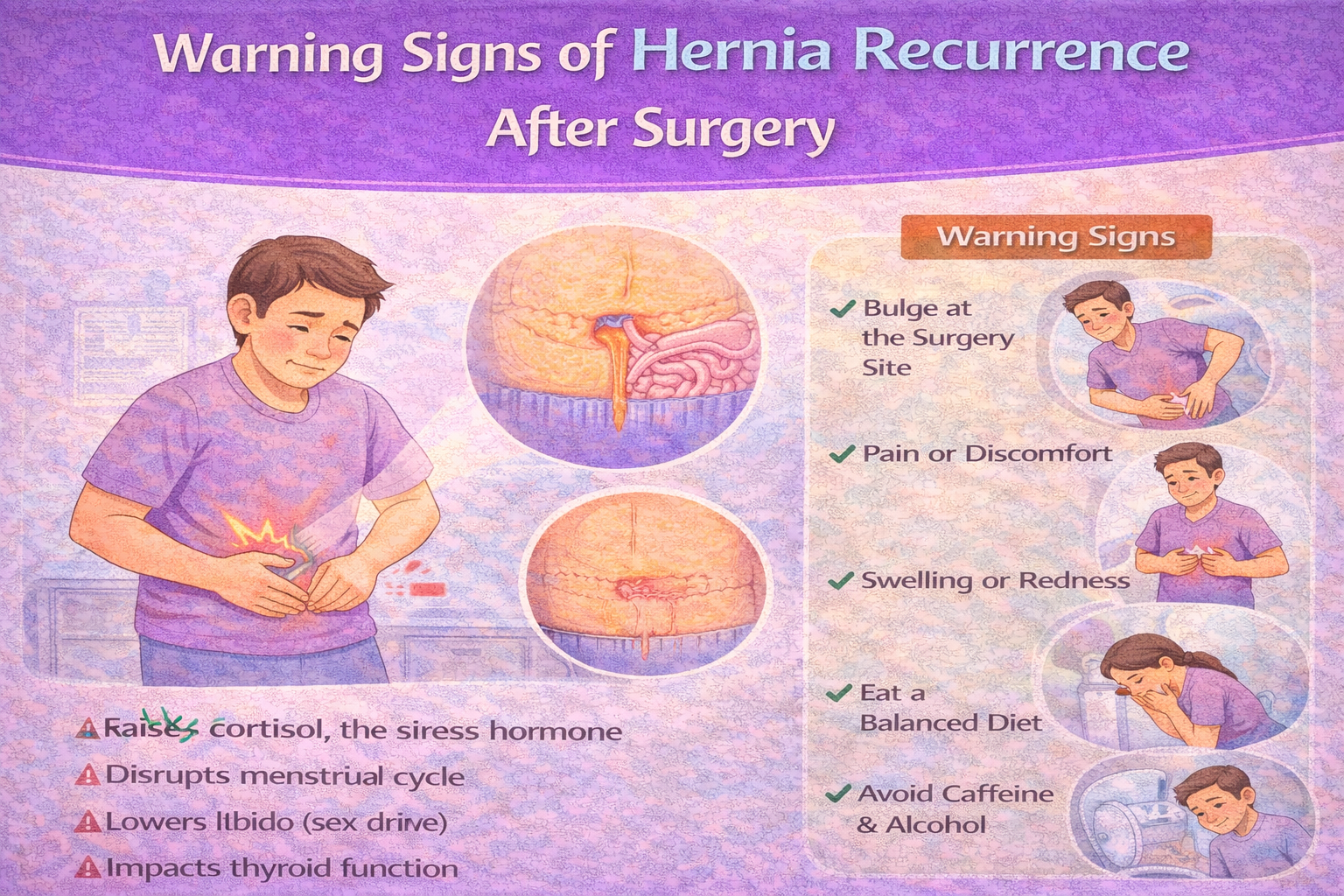 Warning Signs of Hernia Recurrence After Surgery